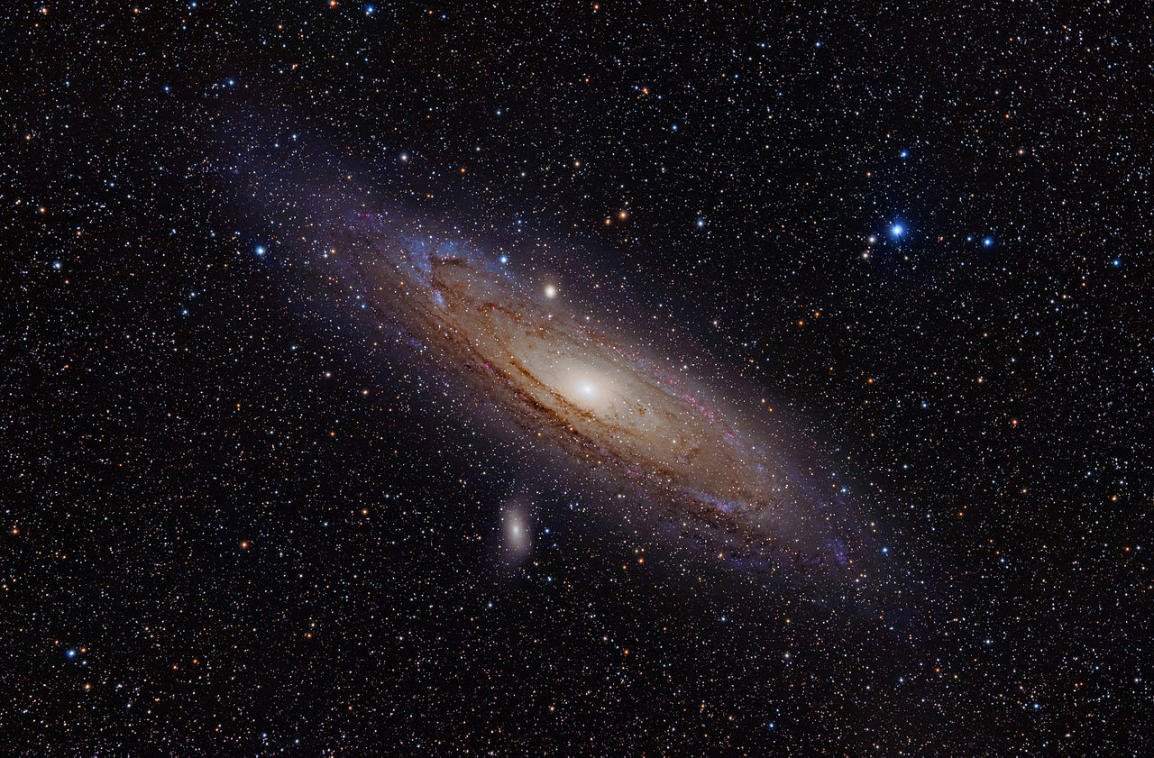The Andromeda Galaxy is the largest galaxy in the Local Group (credit:- Adam Evans)