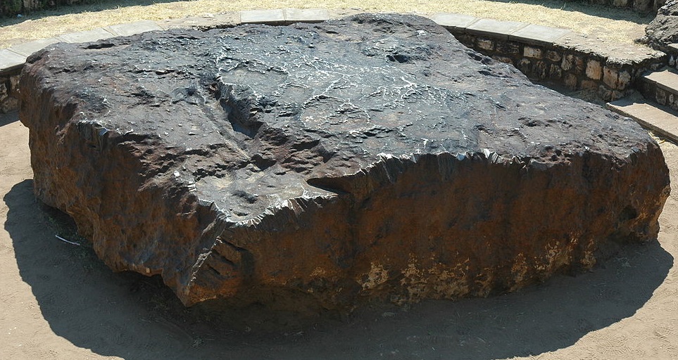 The Hoba meteorite in Namibia (credit:- Patrick Giraud)