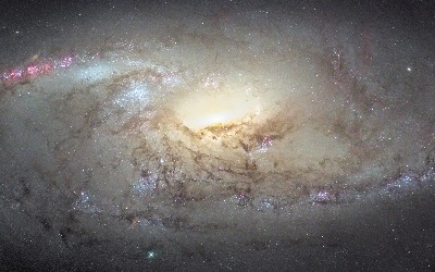 M106 Spiral galaxy by the Hubble Space Telescope (credit:- NASA, The Hubble Heritage Team (AURA/STScI))