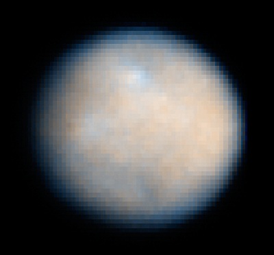 Hubble Telescope image of Ceres in 2004 (NASA,ESA and J. Parker (Southwest Research Institute))