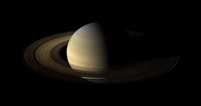 Saturn as imaged by the Cassini space probe (credit:- NASA/JPL-Caltech/SSI)