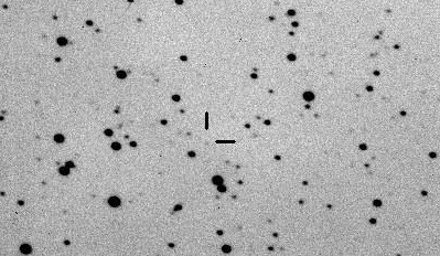 Comet Oukaimeden (C/2013 V5) discovery image taken on November 12, 2013 (Oukaimeden Observatory)