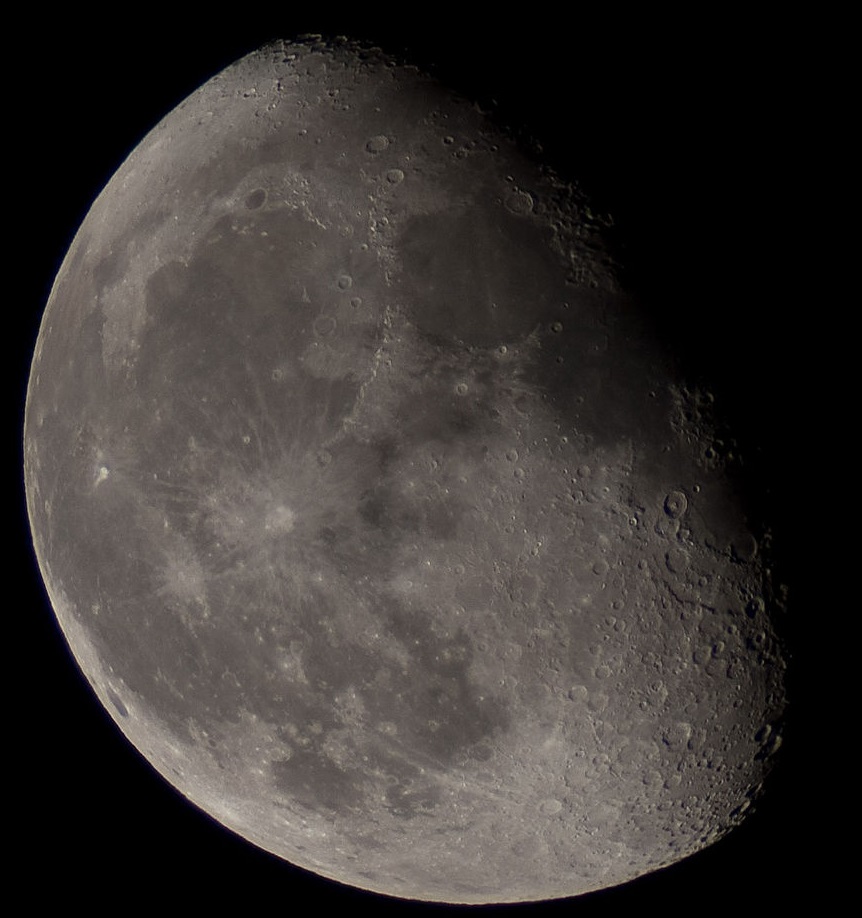 Waning Gibbous Moon (credit:- Richy Schley)