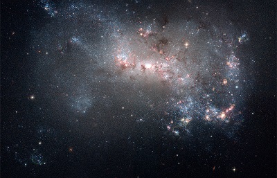 NGC 4449 (credit:-  NASA, ESA, and The Hubble Heritage Team (STScI/AURA))